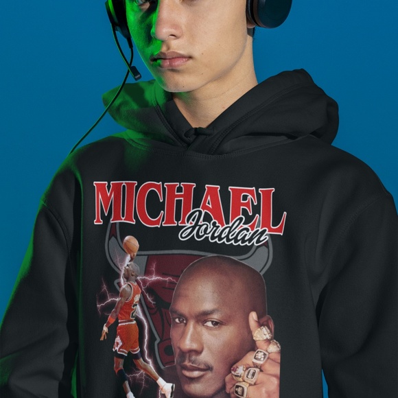 MICHAEL JORDAN UNISEX CUSTOM HOO… - Picture 5 of 6
